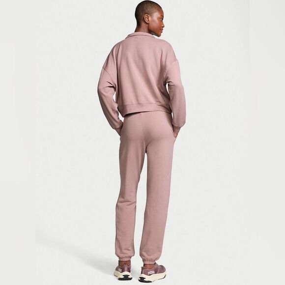 VICTORIA'S SECRET Pink Brushed Modal Fleece Jogger size M mauve NWT in packaging - Picture 7 of 10